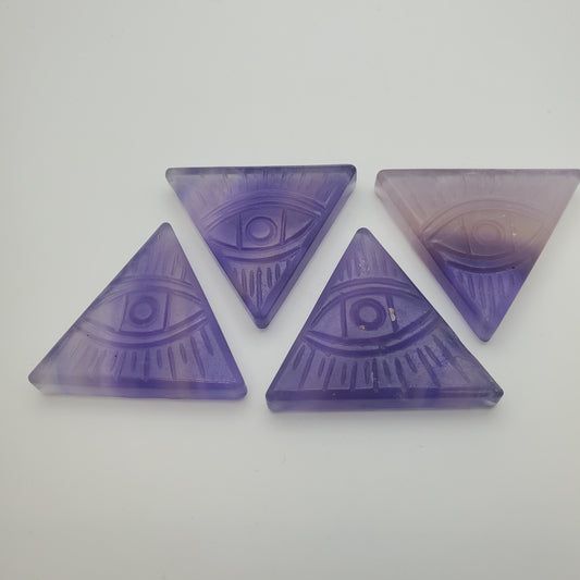 Fluorite Pyramid Evil Eye