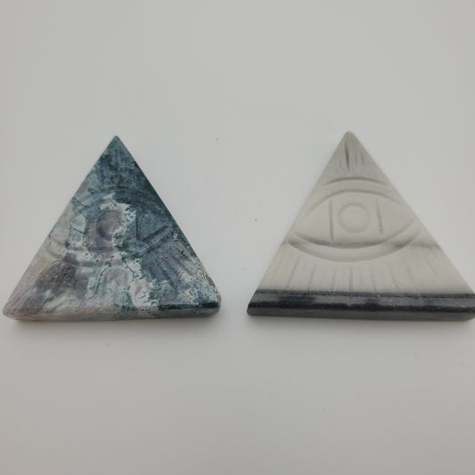 Agate Pyramid Evil Eye