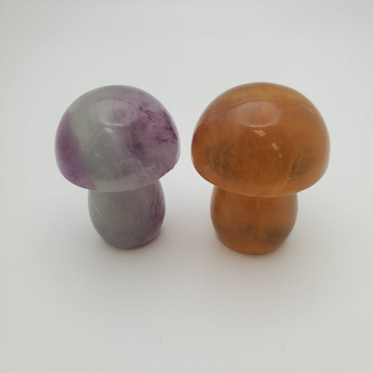 Fluorite Mushroom