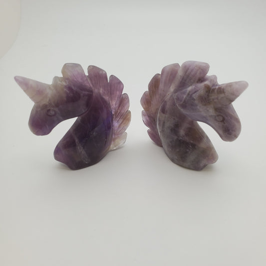 Carved Fluorite Unicorn