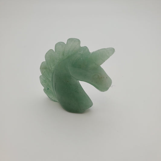 Carved Aventurine Unicorn
