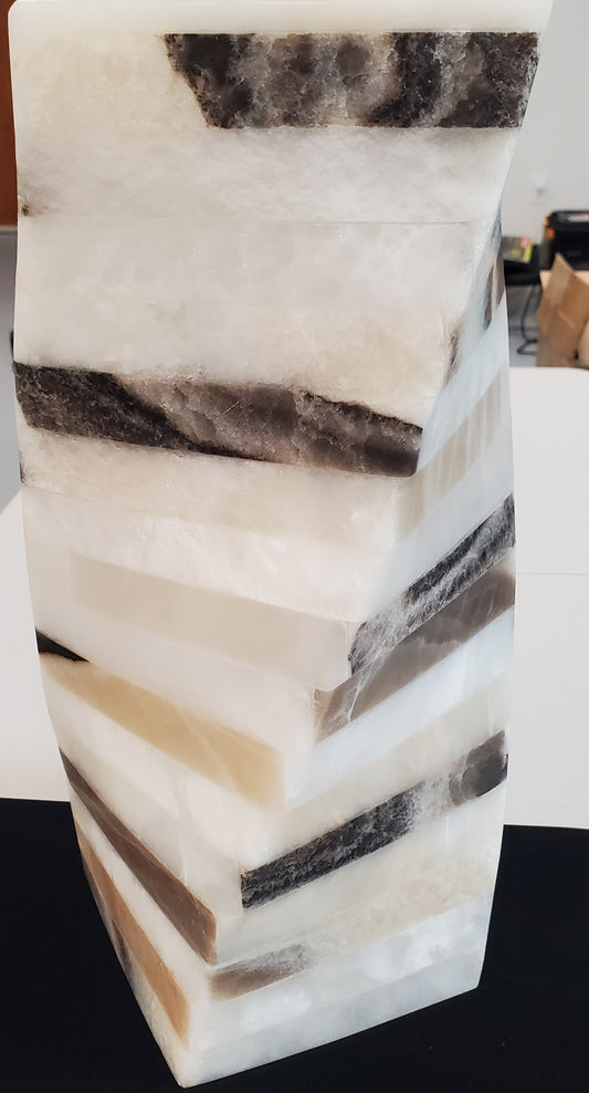 Spiral Onyx Lamp