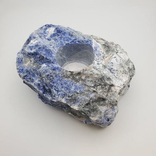 Sodalite Tea Light Holder