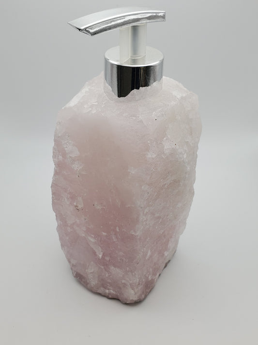 Rose Quartz Soap Dispenser