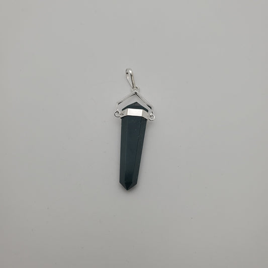 Bloodstone Swing Point Pendant