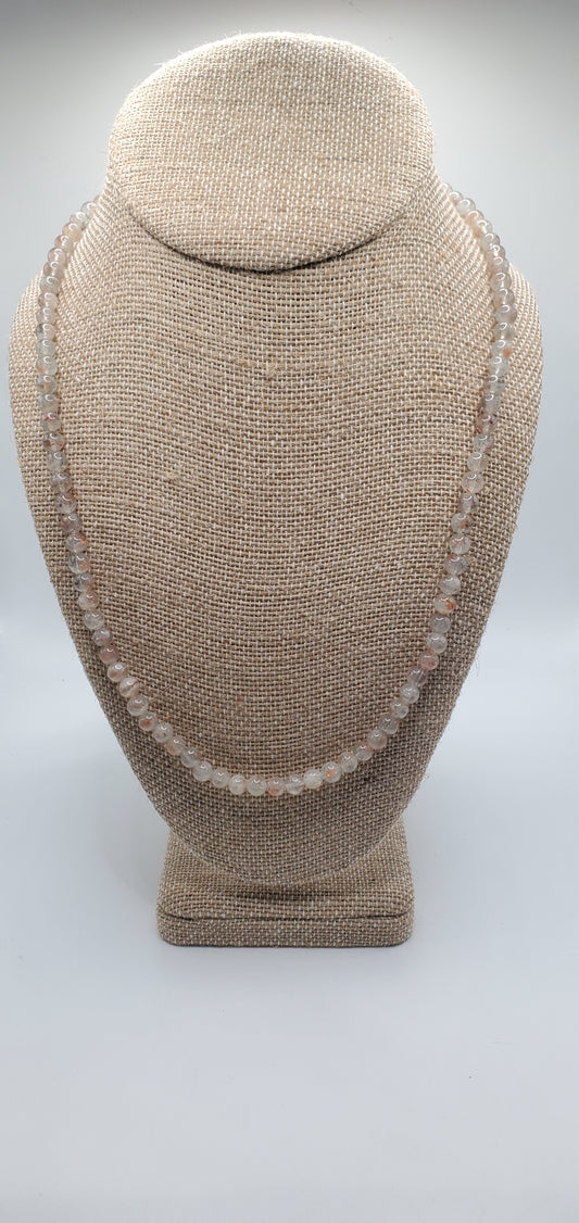 6mm Garden Quartz Necklace