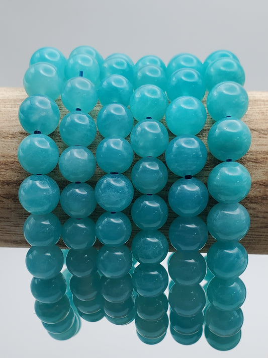 8mm Ice Amazonite Bracelet