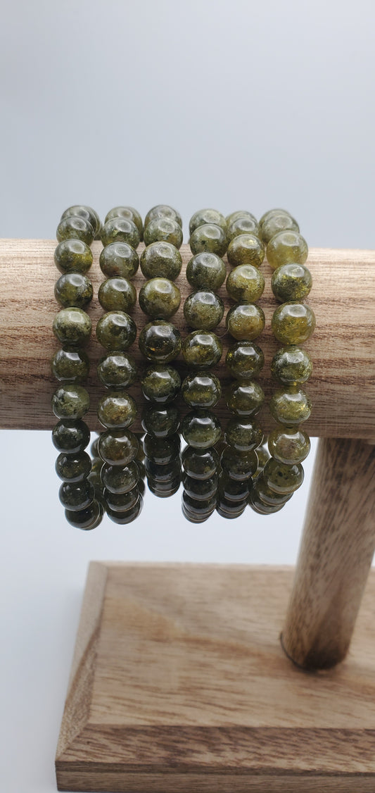 6mm Green Garnet Bracelet