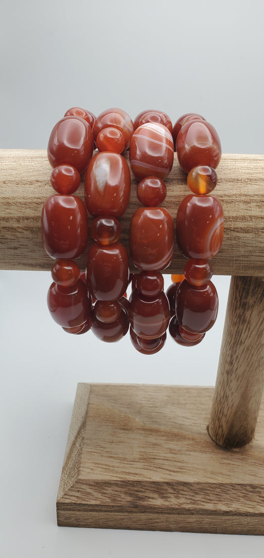 Carnelian Chunky Bracelet