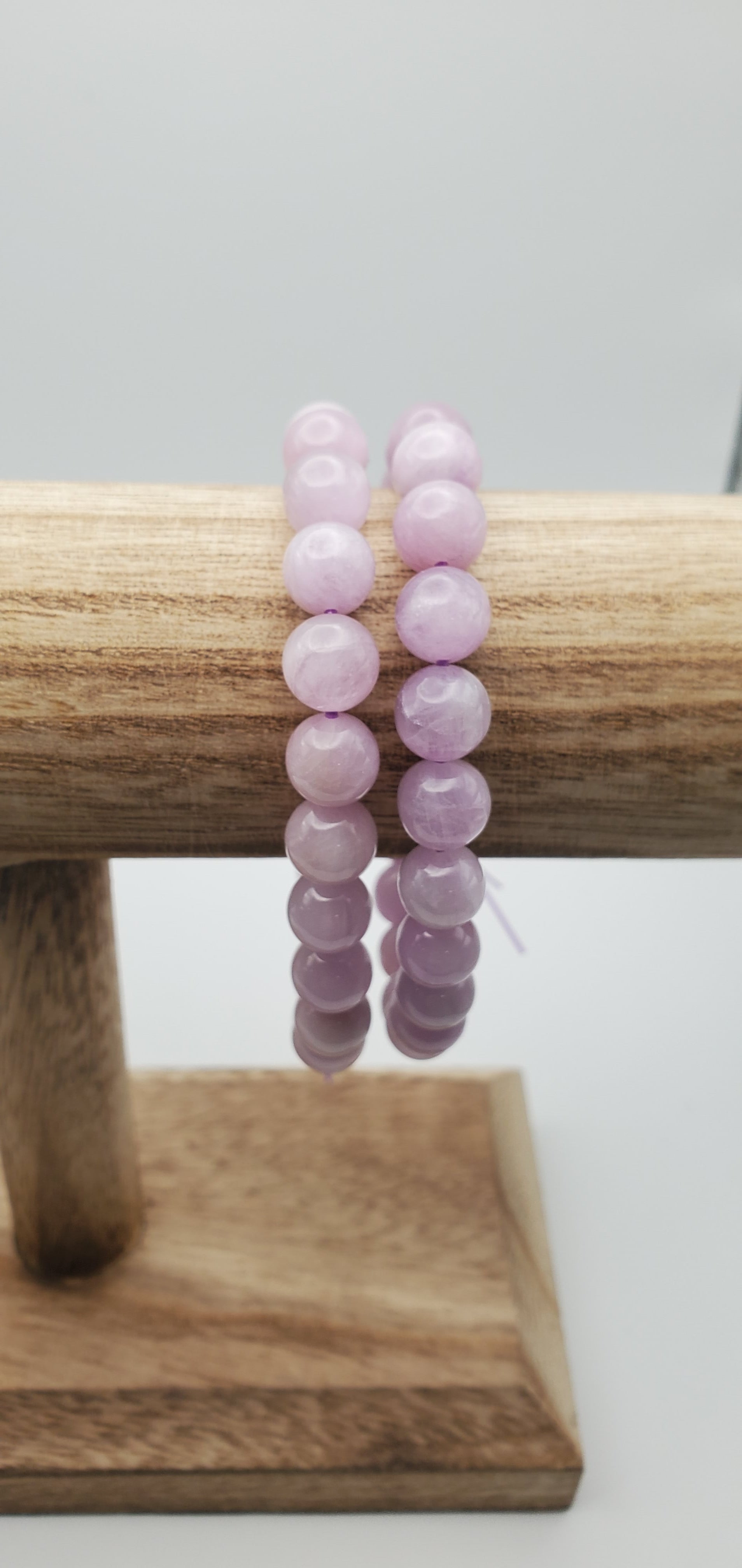 8mm Pink Kunzite Bracelet