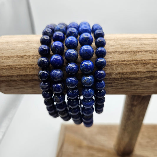 6-7mm Lapis Lazuli Bracelet