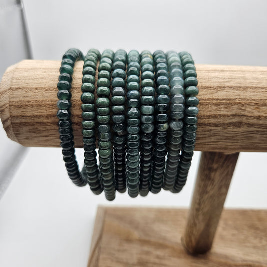 5mm Jade Rondelle Bracelet