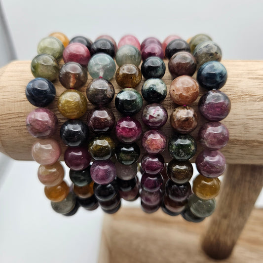 8-9mm Watermelon Tourmaline Bracelet