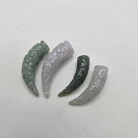 Carved Jade Horn