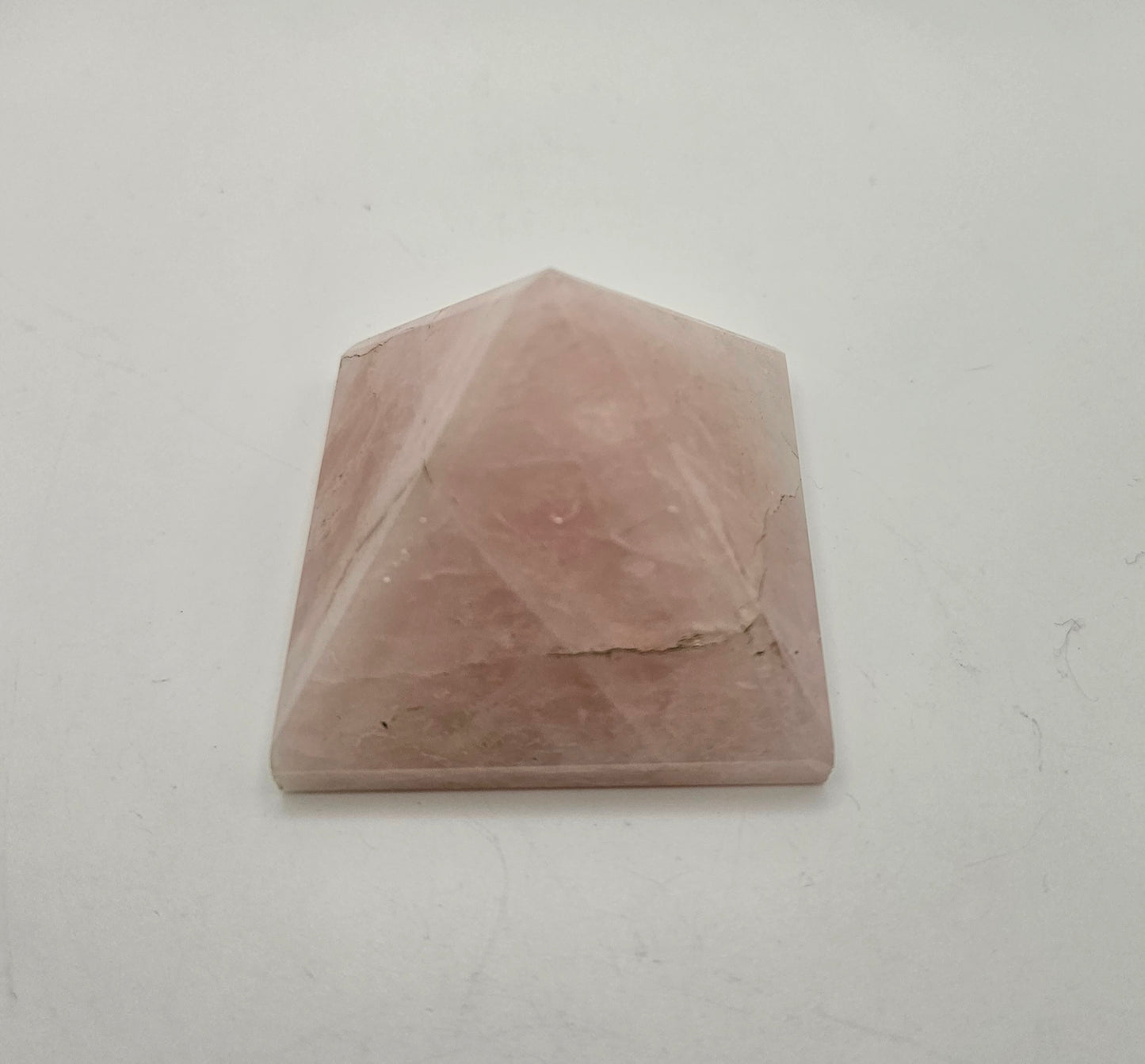 50mm Rose Quartz Pyramid