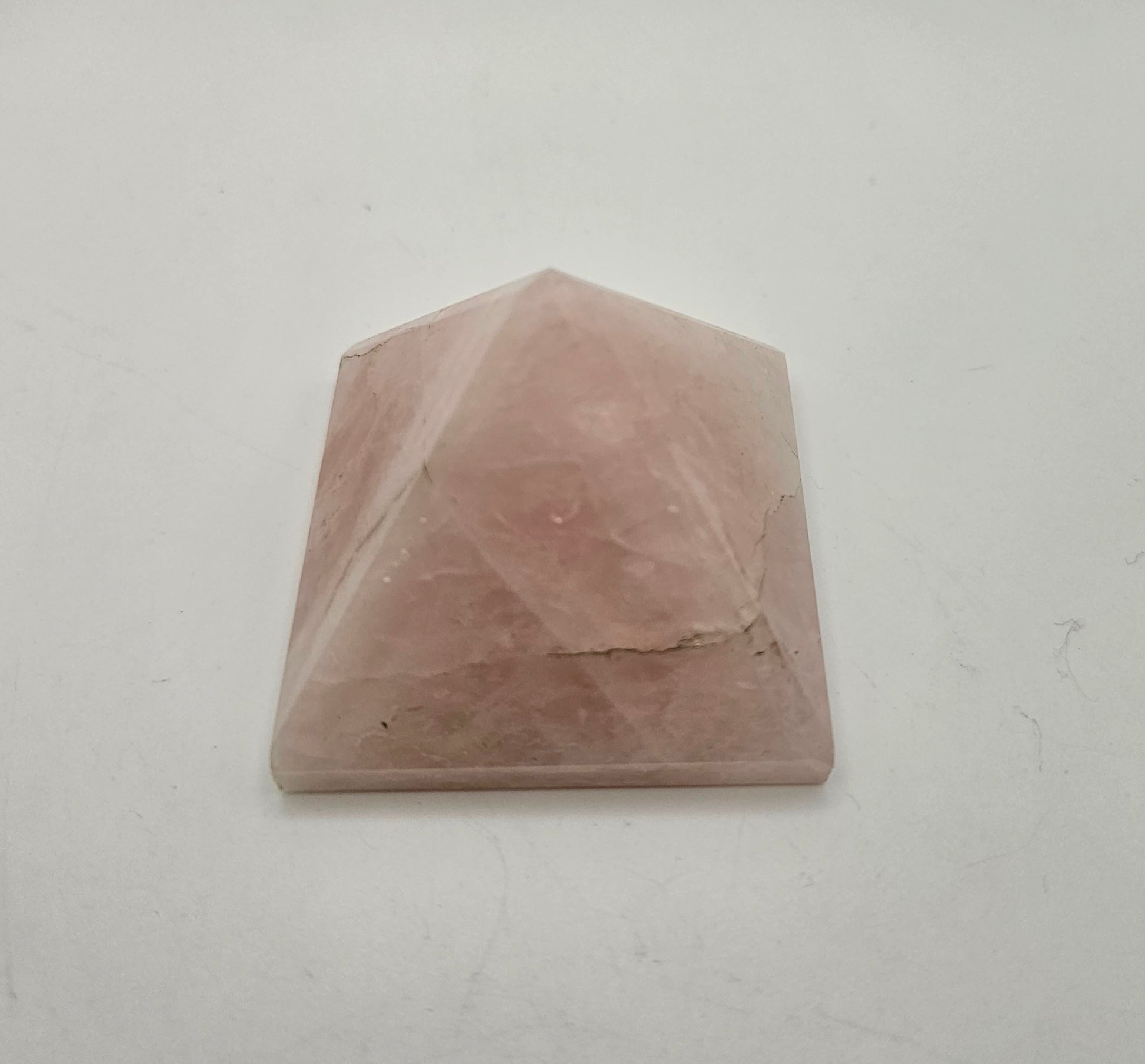 50mm Rose Quartz Pyramid