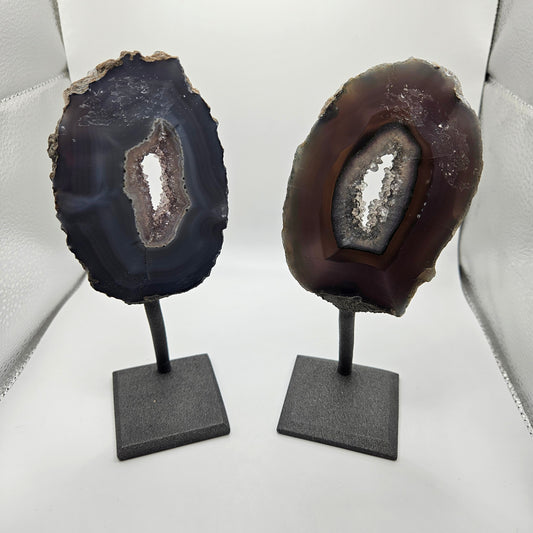 Agate Druzy on Stand
