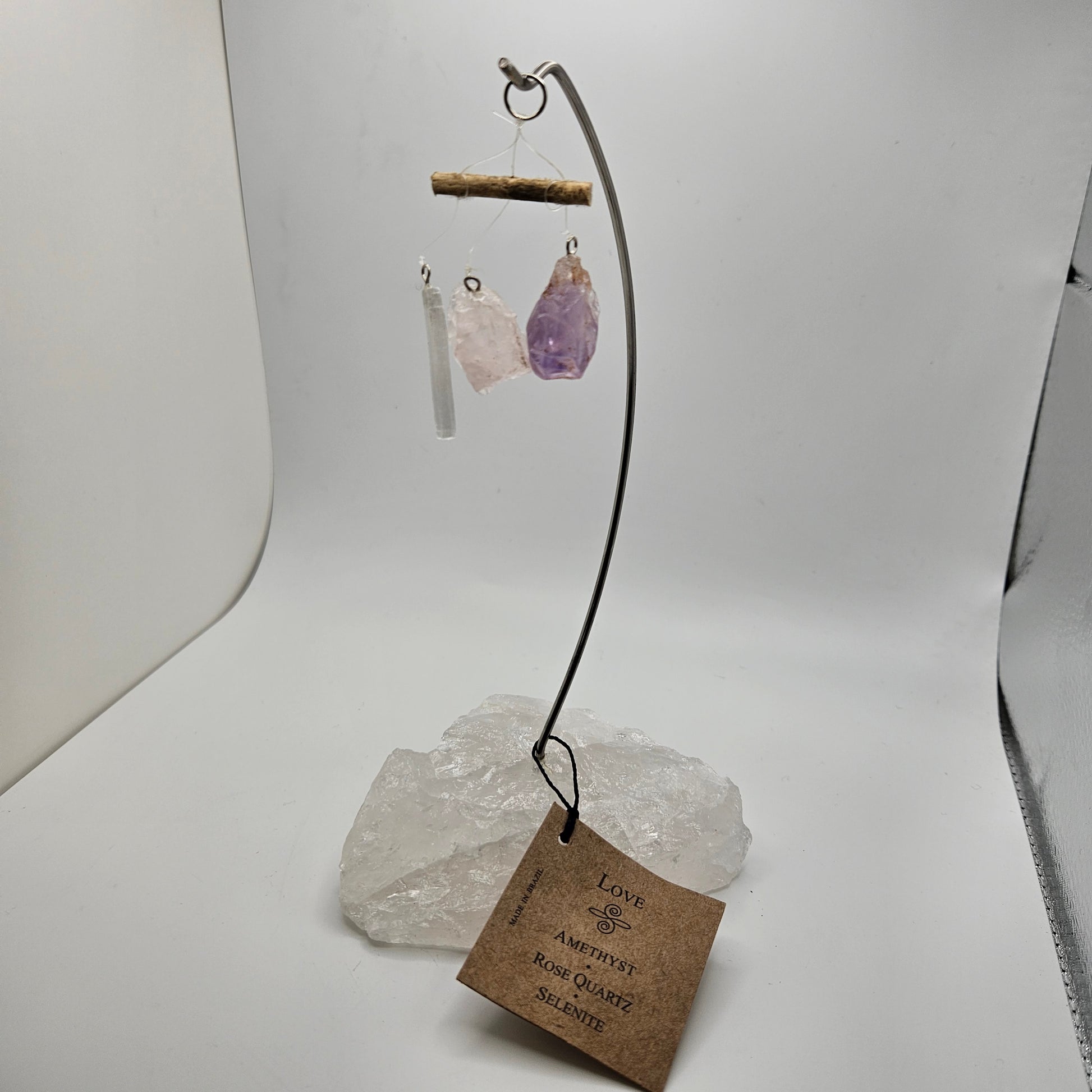 Love Clear Quartz Stand