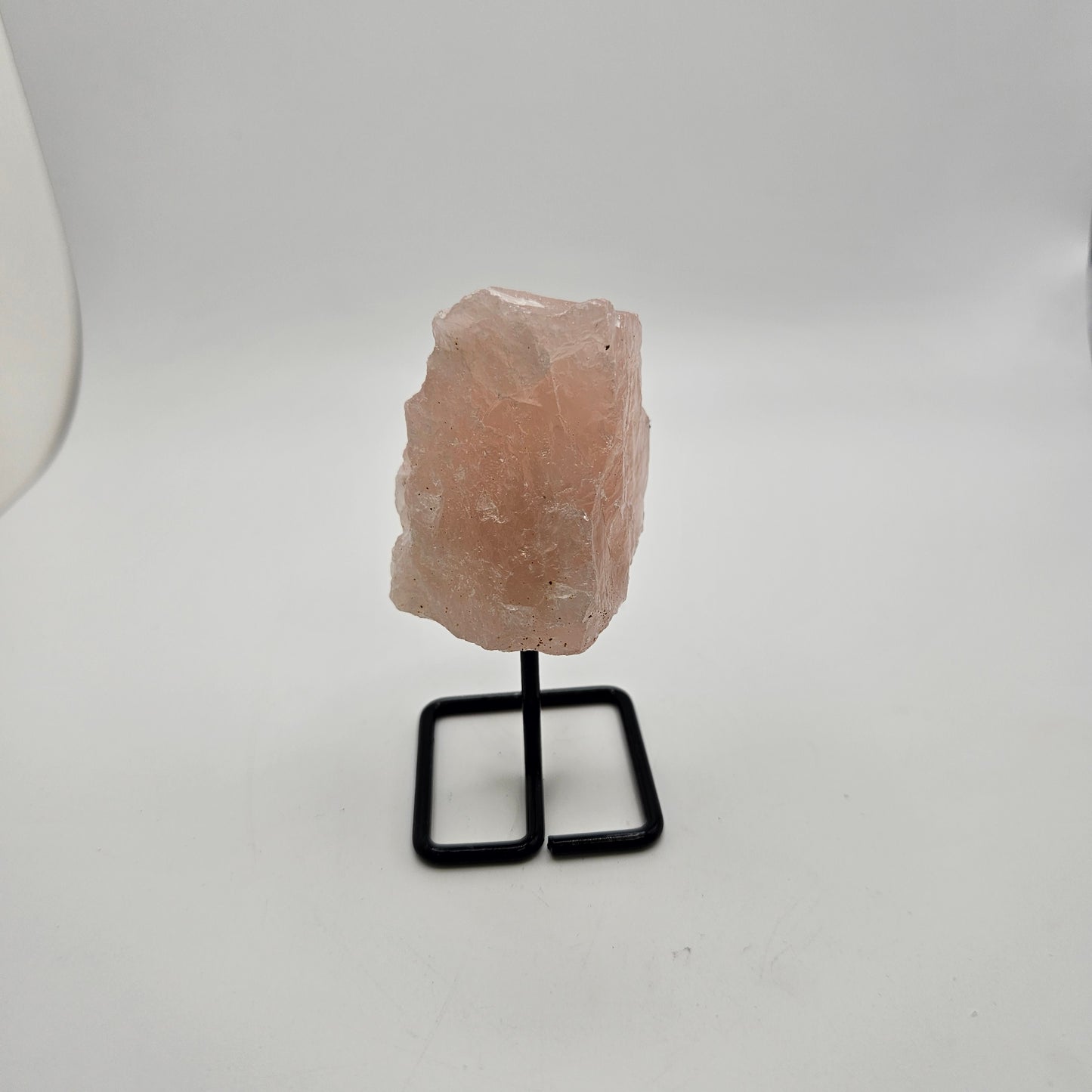 Small Rose Quartz on Stand