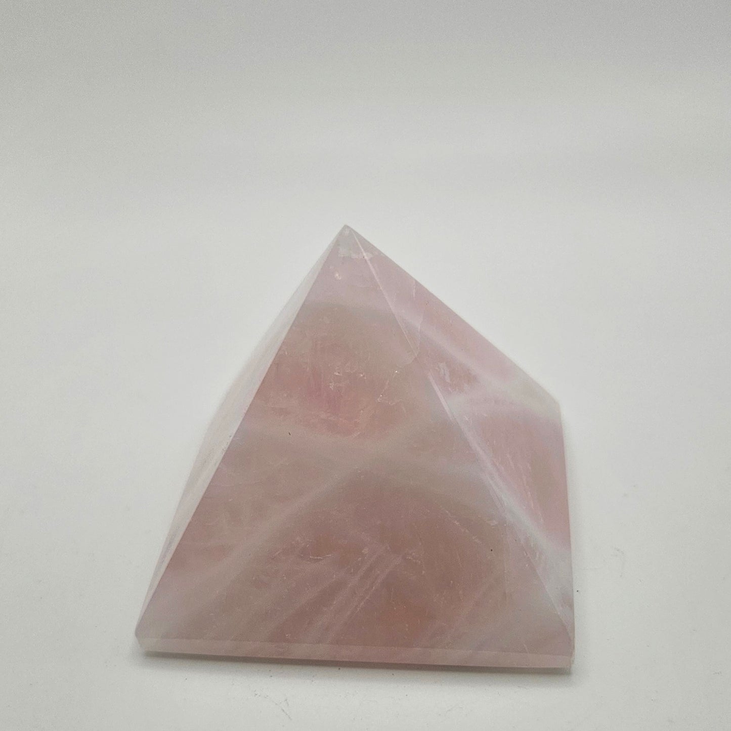Rose Quartz Pyramid 2"