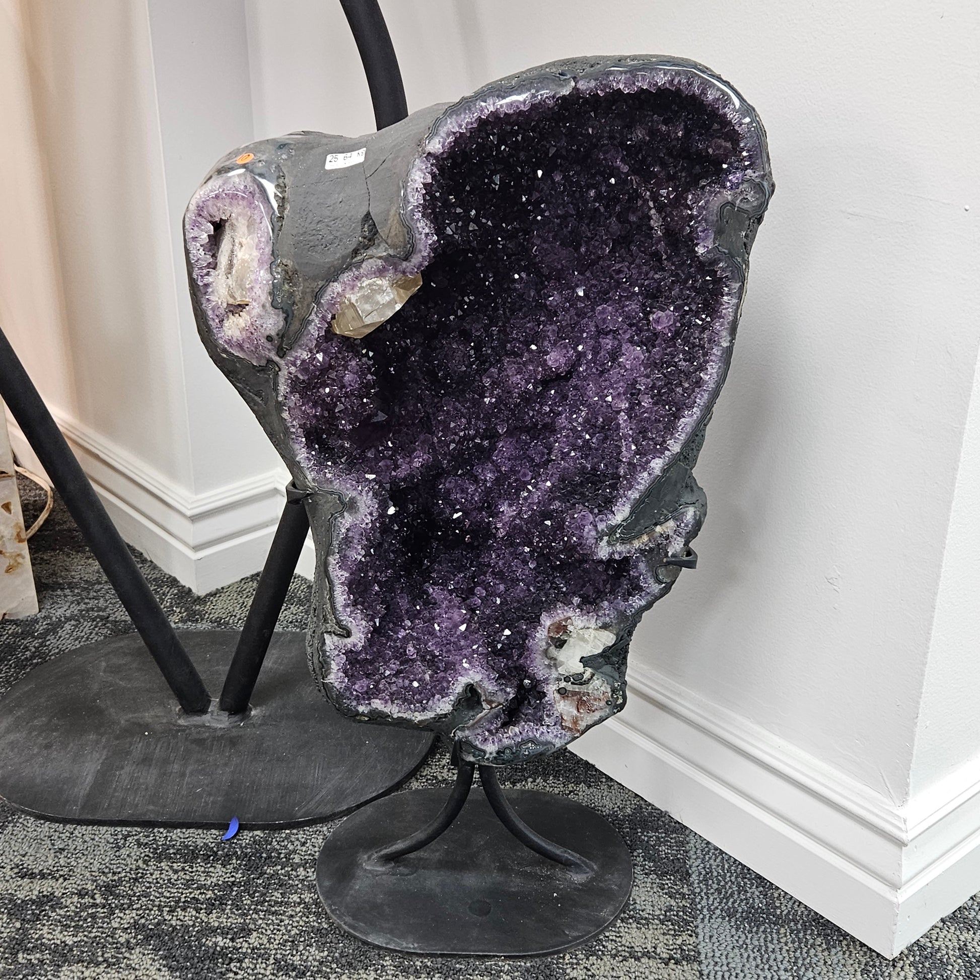 Amethyst Geode on Stand 25"