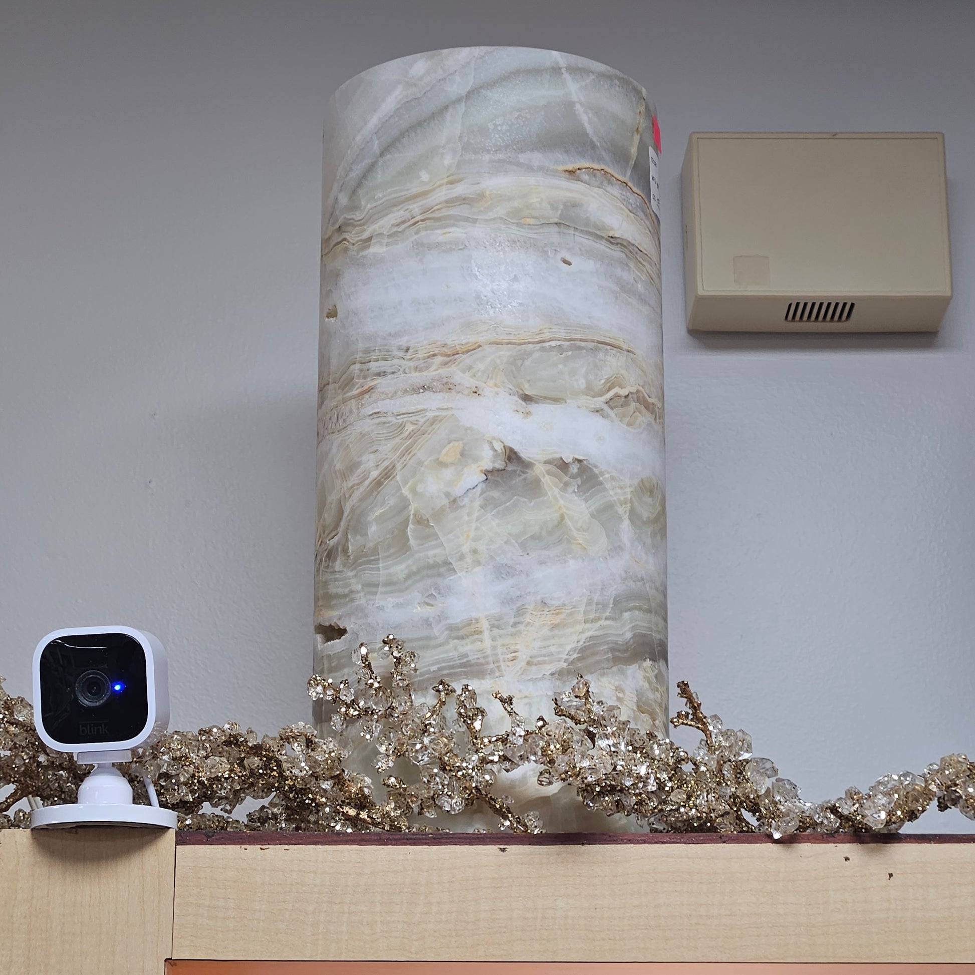 Round Onyx Lamp