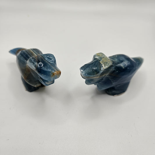 Blue Tyrannosaurus Figure 8x2.5cm