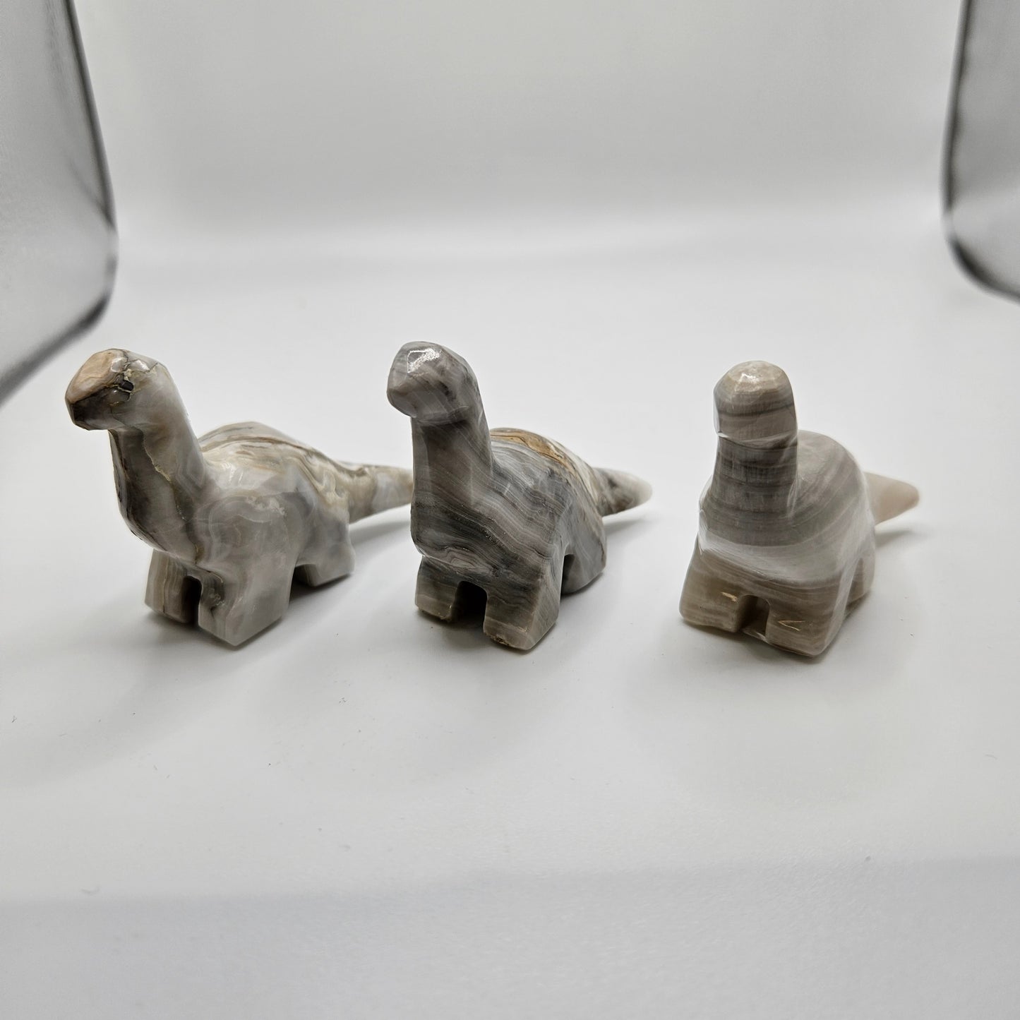 Gray Onyx Apatosaurus Figure