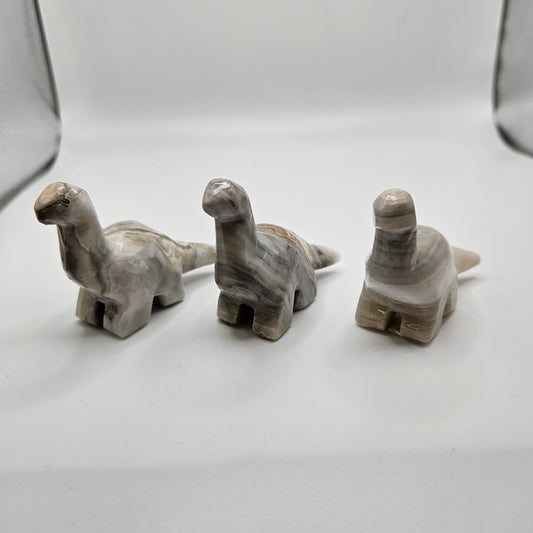 Gray Onyx Apatosaurus Figure