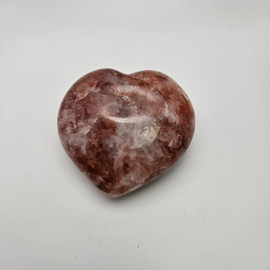 Hematoid Quartz Heart 2.5