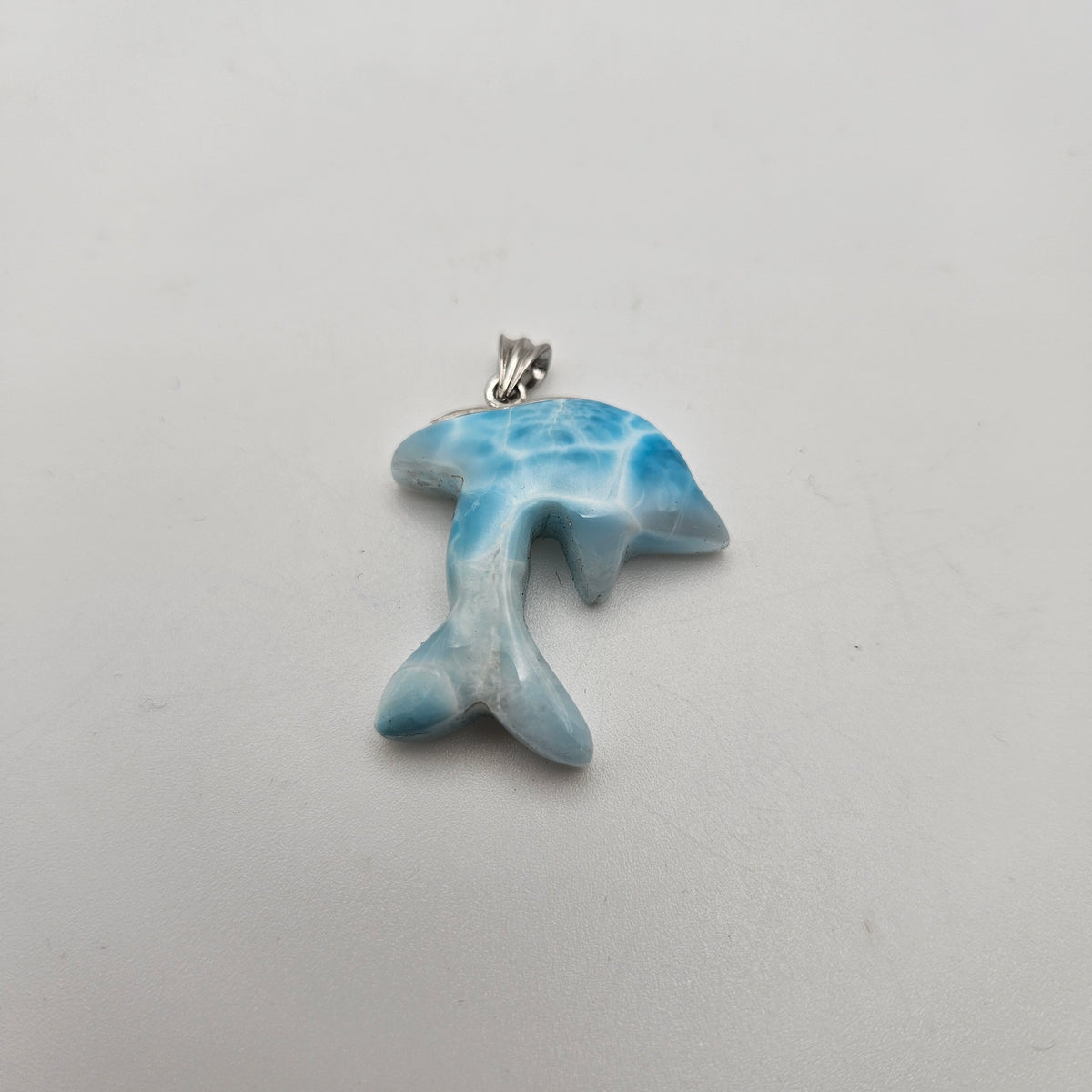 Larimar Dolphin Pendant