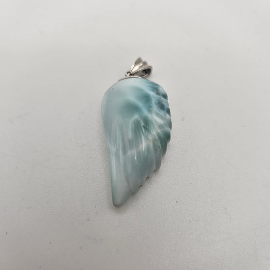 Larimar Angel Wing Pendant