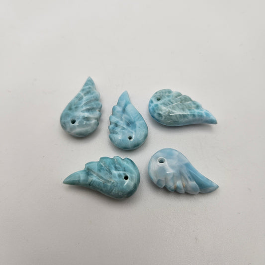 Larimar Angel Wing Pendant