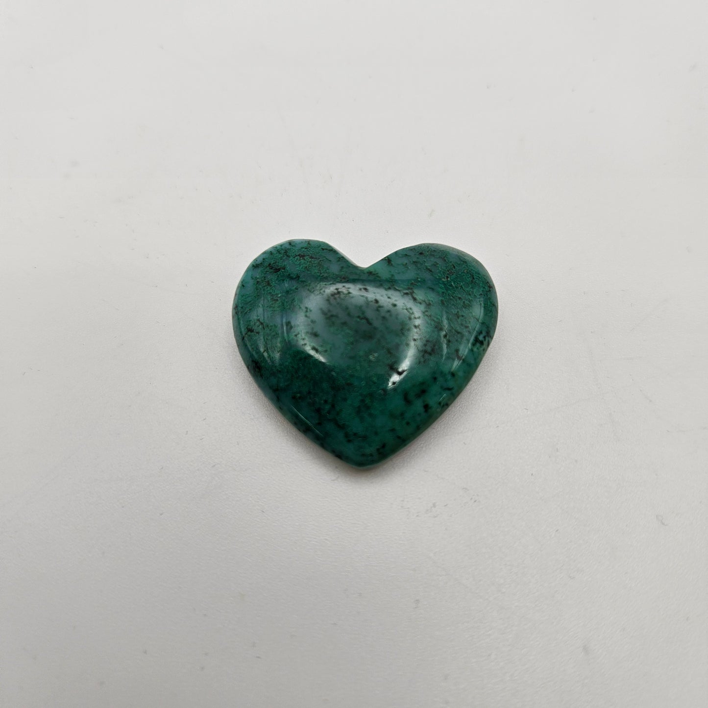 Common Opal Green Heart Cabochon