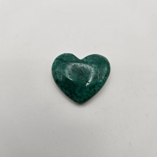 Common Opal Green Heart Cabochon