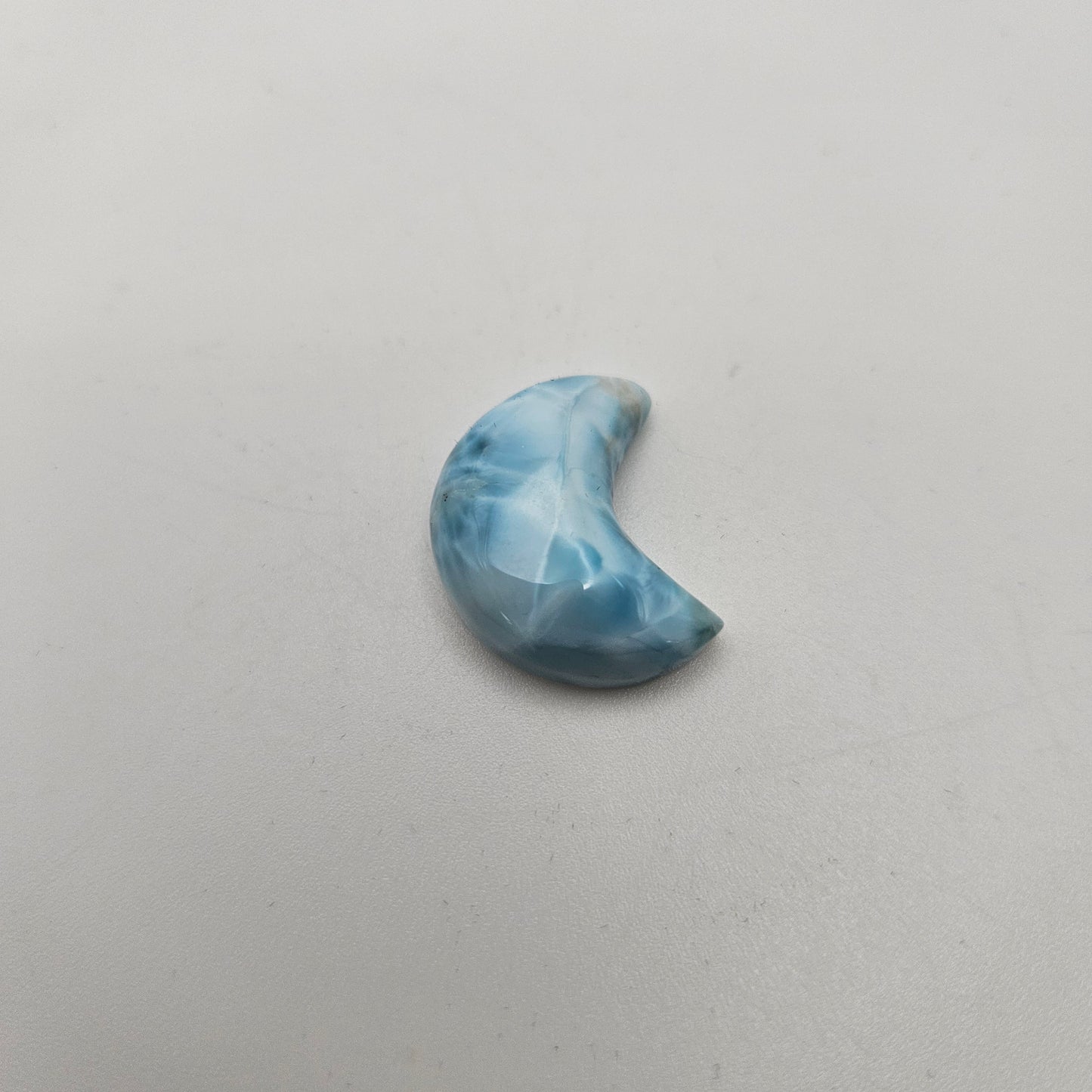 Larimar Moon Cabochon