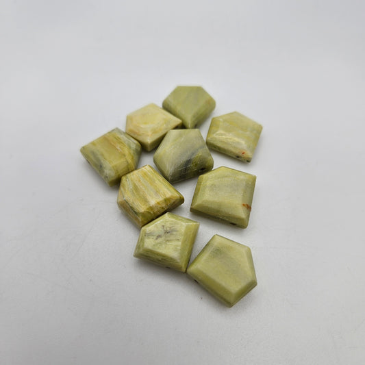 Serpentine Faceted Top Drill Assorted