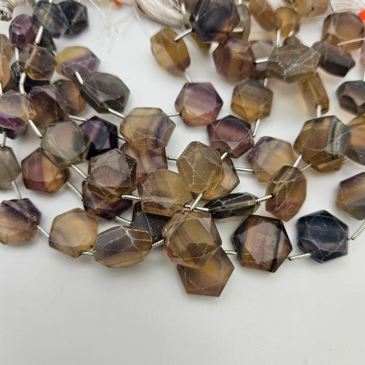 Fluorite Hexagon Faceted