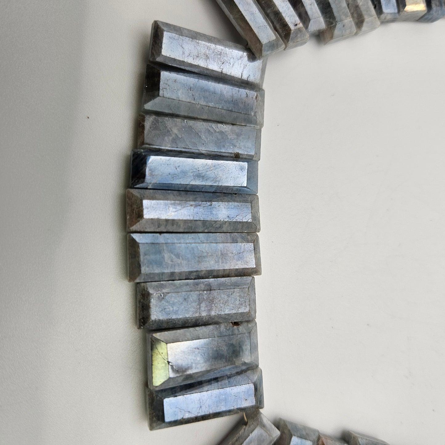 Aquamarine Dipped Top Drill Rectangle