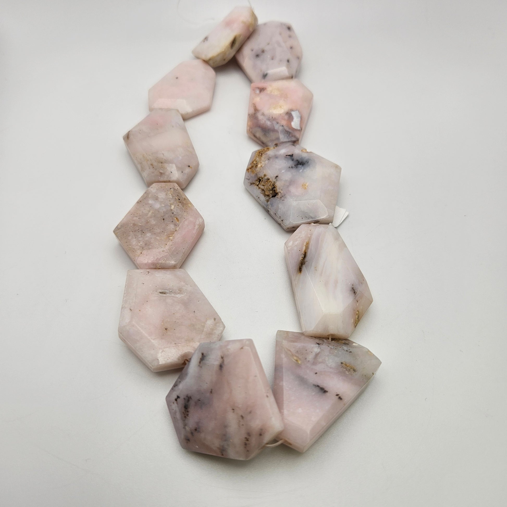 Extra Large Pink Opal Slice Faceted