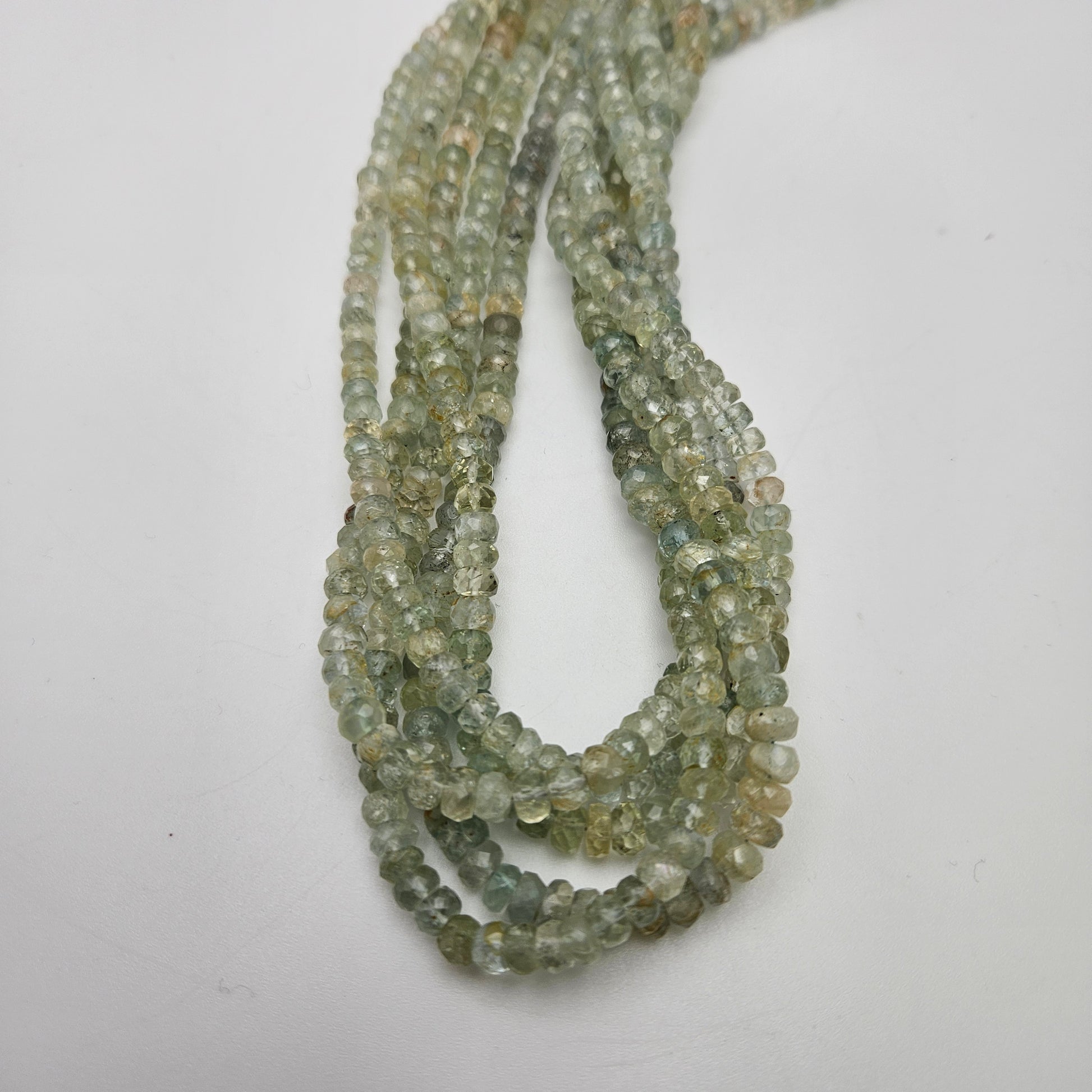 4mm Green Aquamarine Rondelle