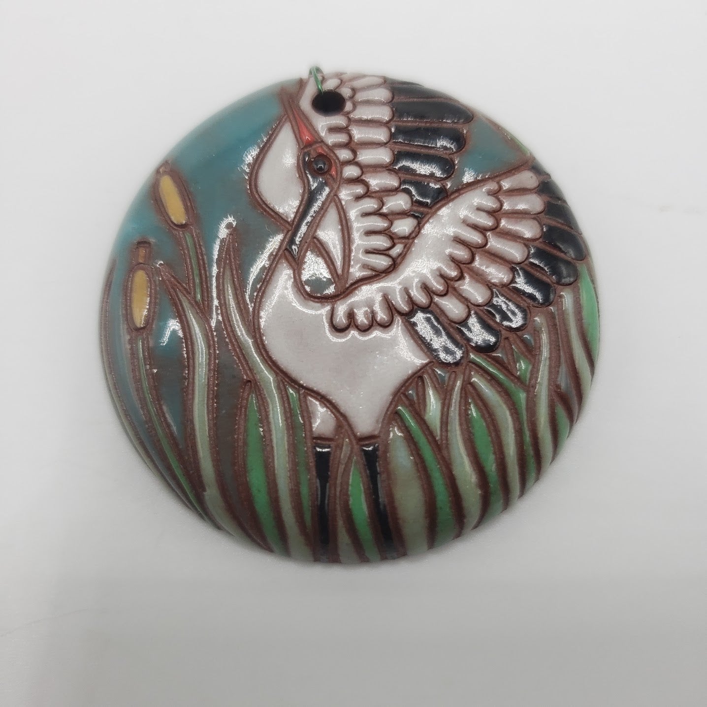 Dancing Crane Pendant