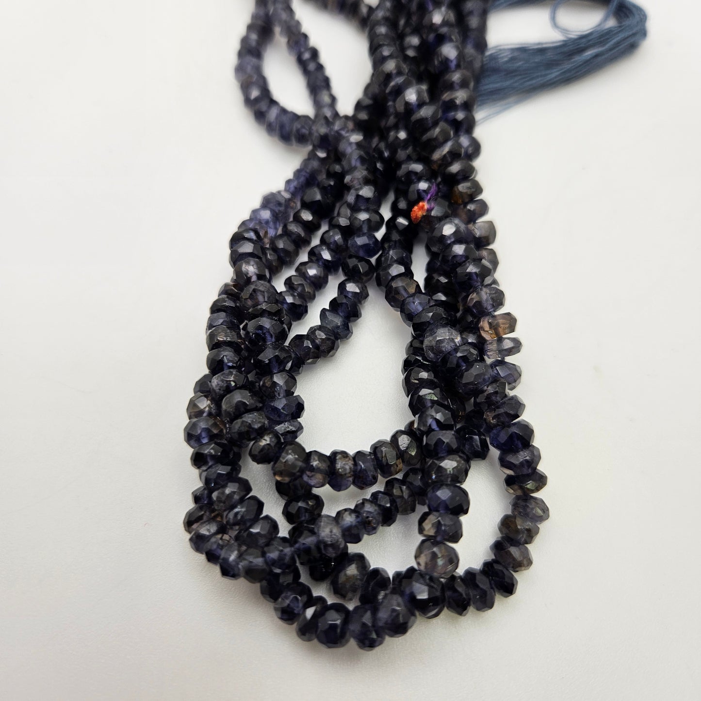 5mm Iolite Rondelle Faceted