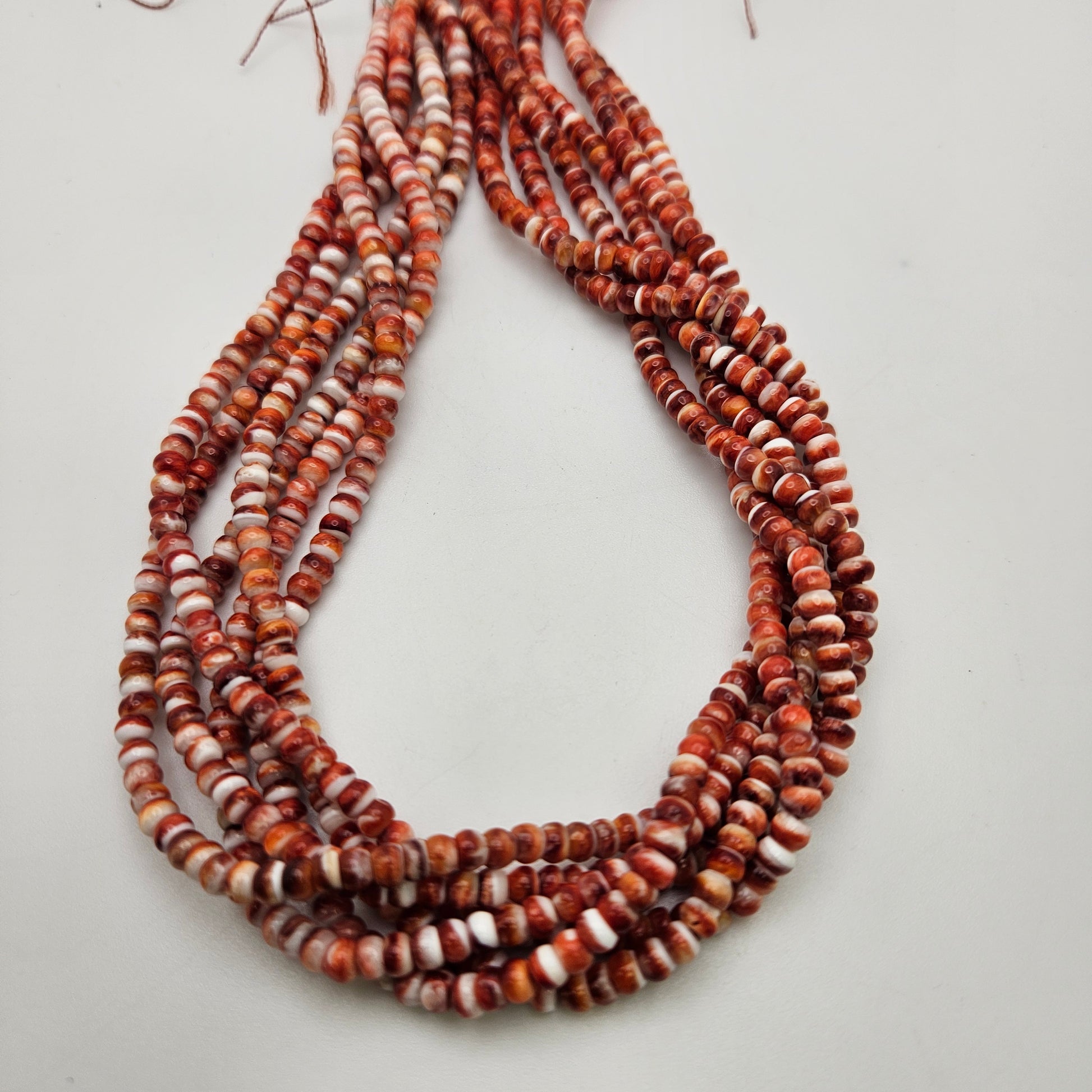 4mm Spiny Oyster Rondelle