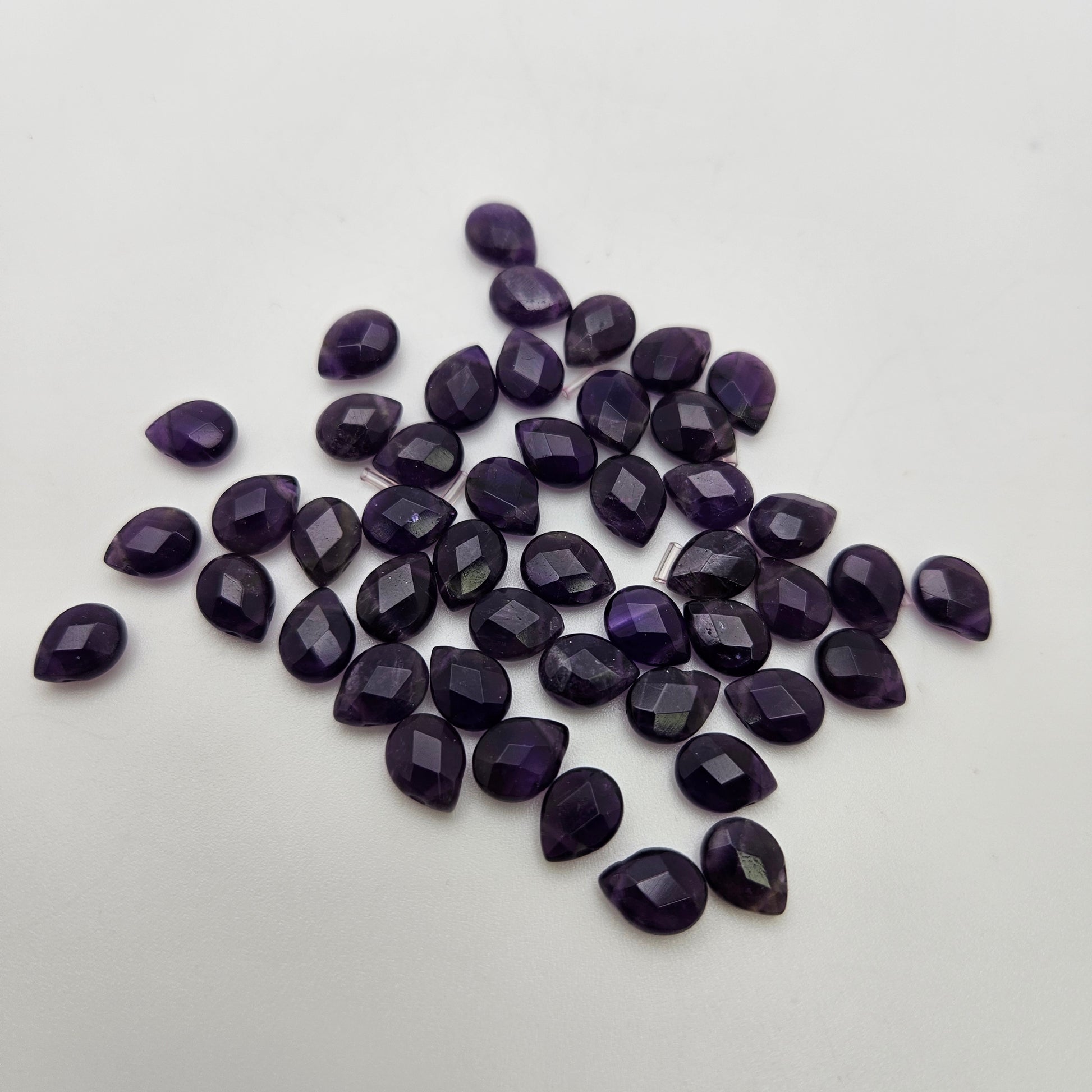 Amethyst Faceted Top Drill SINGLe