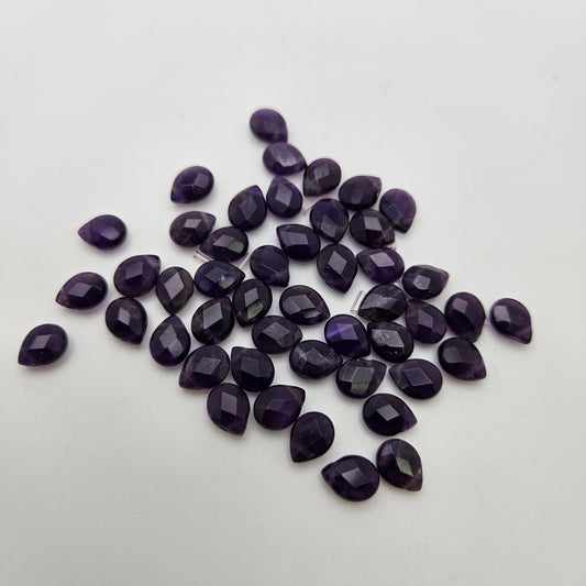 Amethyst Faceted Top Drill SINGLe