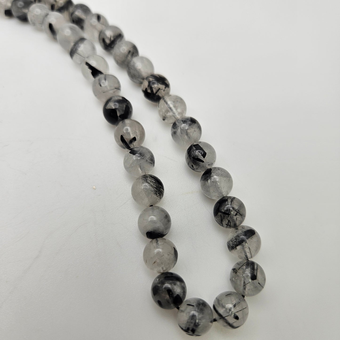 8mm Rutilated Quartz Round