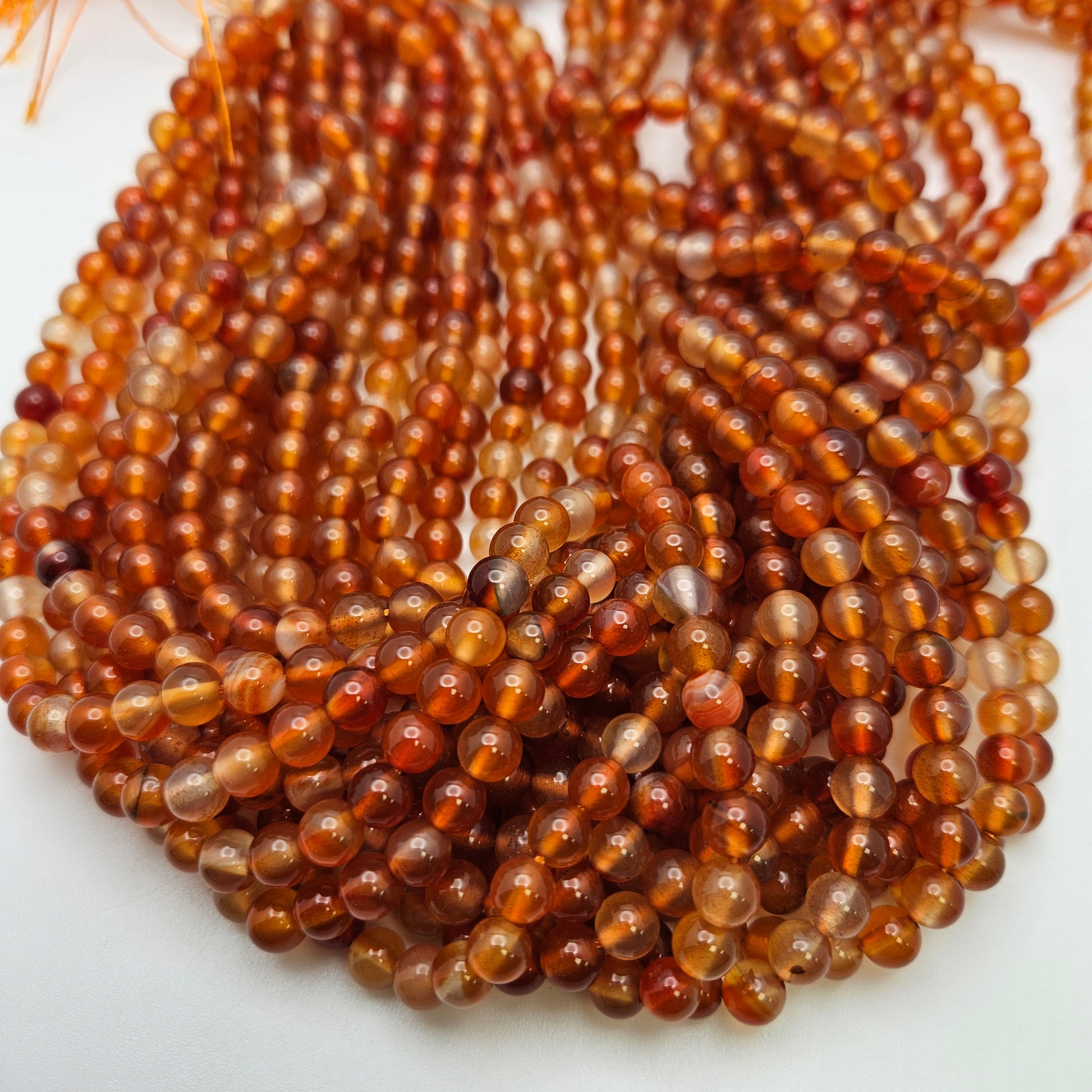 6mm Carnelian Round