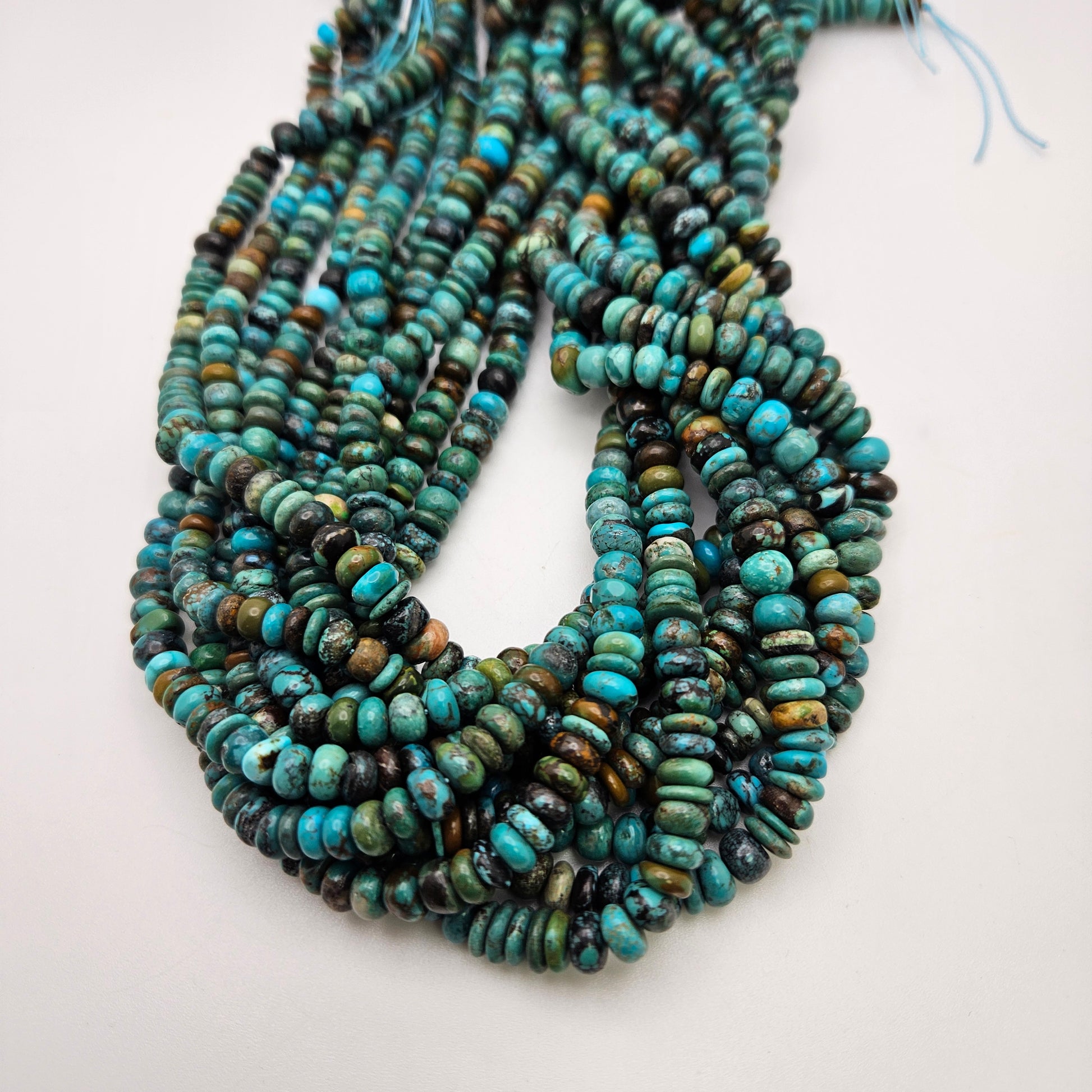 6mm Turquoise Rondelle