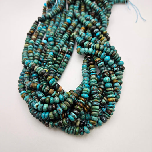 6mm Turquoise Rondelle